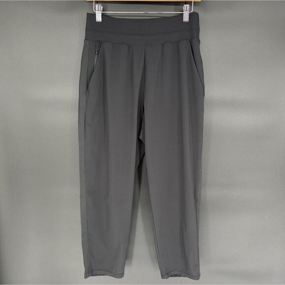 Athleta Pants - Athleta Women's Nolita Slim Tapered Crop Pants 12 Black UPF 50+ Featherweight